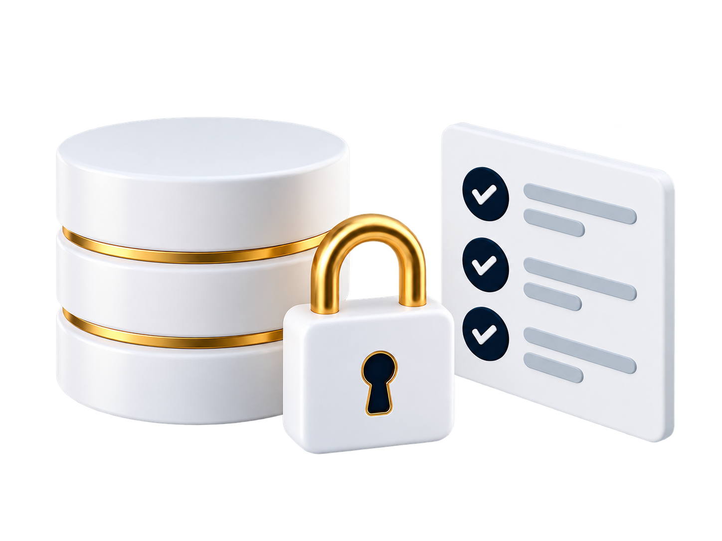 Database infrastructure with controlled access and deployment-location governance.